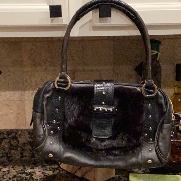 Valentino Garavani Vintage AUTHENTIC Leather purse brown bag 13“ wide 9 1/2“ L - Picture 3 of 14